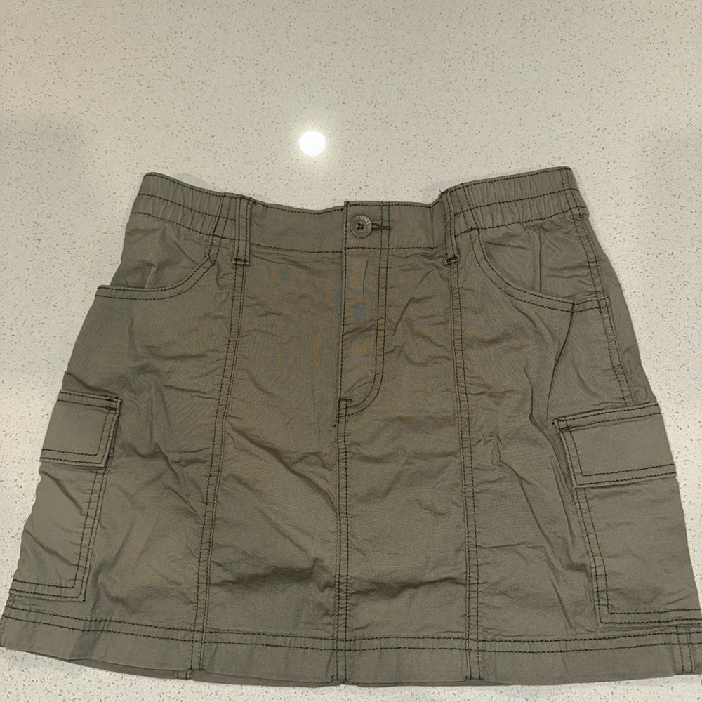 Hollister Olive Mini Skirt